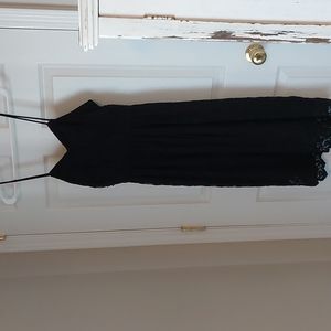 NWT Altar'd State Black Lace Midi Dress